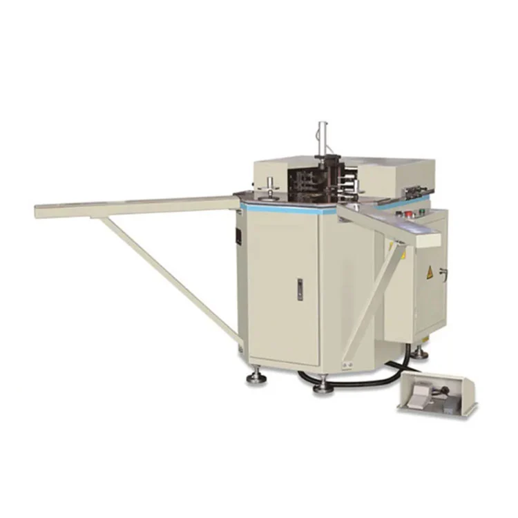 100 mm * 3500 mm twee koppen aluminium raamdeur hoekcombinatiemachine