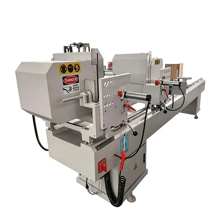 400 mm dubbele kop snijzaag PVC raamprofielverwerkingsapparatuur
