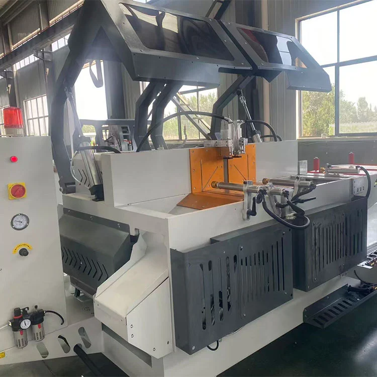 CNC automatische dubbele kop verstekzaag voor aluminium raamdeur