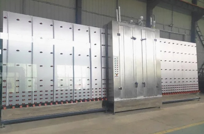 Industriële kwaliteit 1800 verticale wasdroogmachine voor geïsoleerd en gehard glas